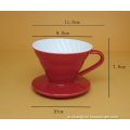 V60 صب فوق كوب فلتر السيراميك المنقط